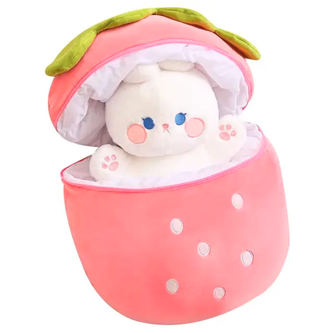 Strawberry Bunny Plush