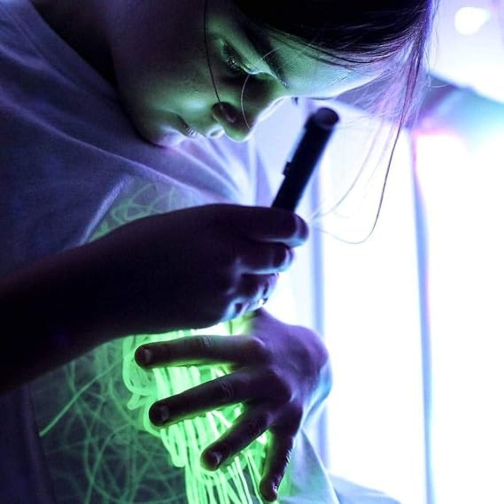 Big Rectangle Patch Glow in the Dark Interactive T shirt