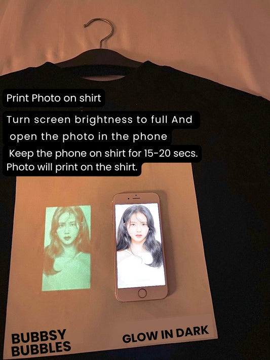 Glow in the Dark Interactive T shirt for Parties, Birthdays & More