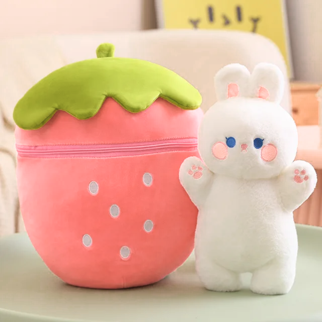 Strawberry Bunny Plush