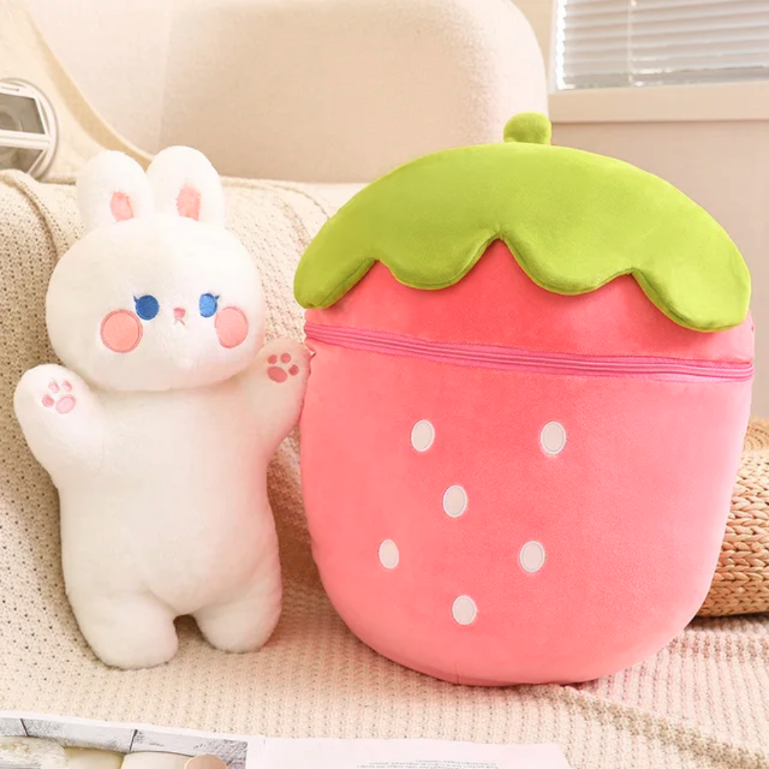 Strawberry Bunny Plush